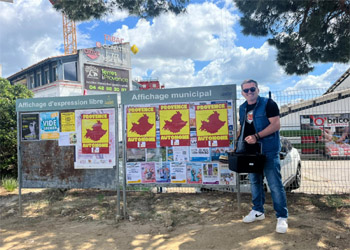La campagne d’affichage se poursuit
