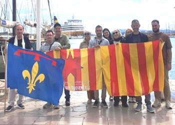 Les drapeaux de Provence ont flotté à Toulon