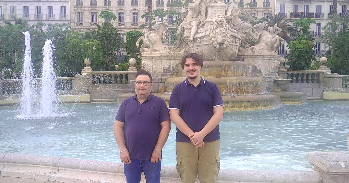 Théo et Reza de la section Jeunesse Provençale